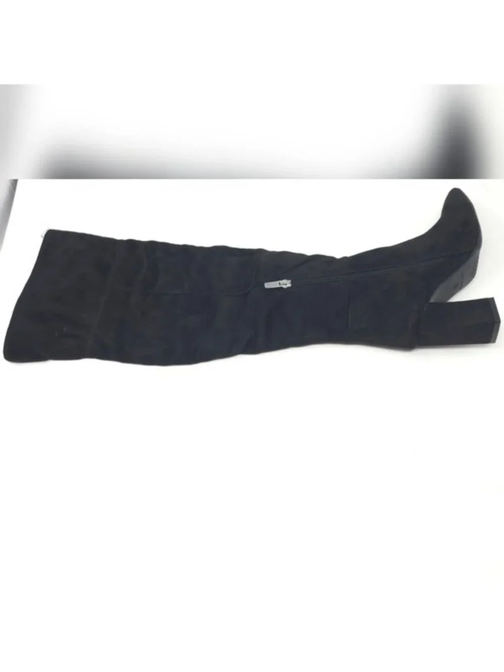 Marc Fisher Black Suede Over-the-Knee Pointed Toe Boots 6M
